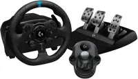 Volan cu pedale si schimbator Logitech G923 Bundle pentru Xbox Series X/S/ Xbox One/PC (Negru)