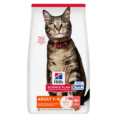 Hills SP FELINE ADULT SALMON, hrana uscata pentru pisici adulte, cu somon, 3 kg