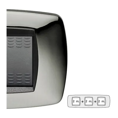 Placa ornament technopolimer, 2+2+2 module, bronz