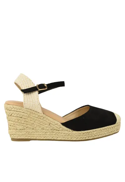Sandale casual - dama - 70428 - negru - Negru