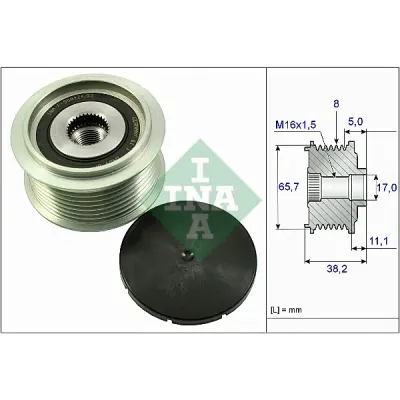 Sistem roata libera, generator INA 535 0274 10