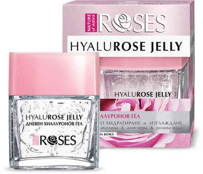 Nature of Agiva Roses Gel de față de zi Hyalurose Jelly, 50 ml