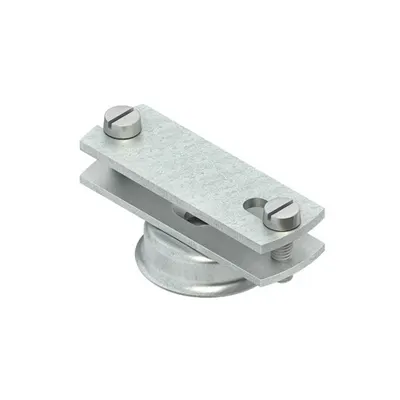 Clema de distanta din banda de otel cu roata cupa, inaltime de 10 mm 213
