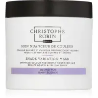 Christophe Robin Shade Variation Mask masca crema nutritiva pentru păr culoare Baby Blonde 250 ml
