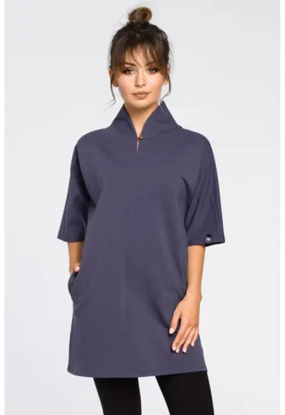 Tunica kimono moderna - - Albastru