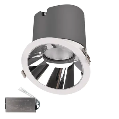 Spot Led El-6453 Вм 12w 3000k 38° cu Dispersor Tip Fagure de Miere +kit Emergenta