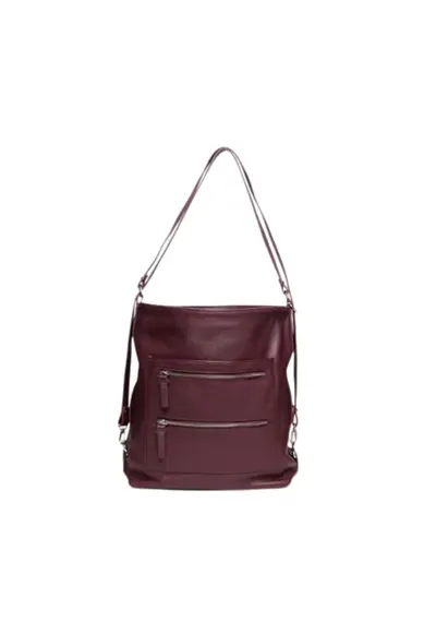 Geanta dama piele - Dalia - 29x10x35 - Visiniu