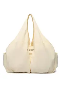 Geanta dama - textil - bej - One Size INTL