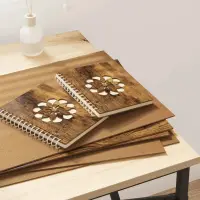 vidaXL Panouri de decor 50 buc. Stejar fumuriu 30 x 42 x 0,27 cm
