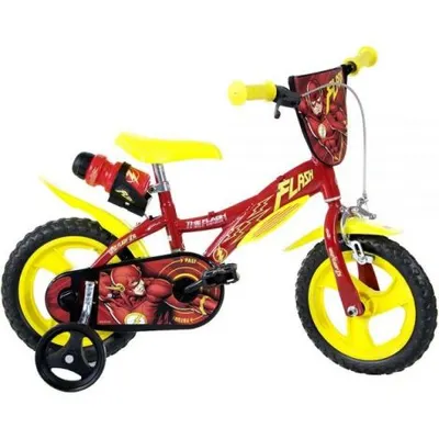 Bicicleta copii 3-5 ani, 12 inch, Flash, Dino Bikes DB612LFH