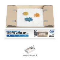 Set nisip cristalin cu detectare pH PETKIT Urine Monitor Crystal Litter Set, compatibil cu litiera Purobot Crystal Duo - Default Title