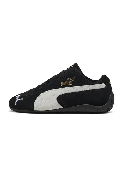 Pantofi Speedcat OG sport din piele intoarsa - Alb/Negru
