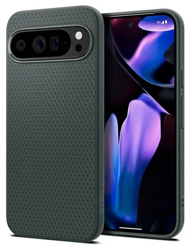 Spate Spigen - Liquid Air, Google Pixel 9 Pro XL, verde