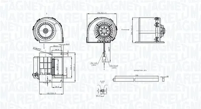 Ventilator Habitaclu Potrivit Mercedes Sprinter 2-T (b901, B902), Sprinter 3,5-T (b906), Sprinter 3-T (b903), Sprinter 3-T (b906), Sprinter 4,6-T (b906), Sprinter 4-T (b904) 1.8-3.5 02.95
