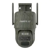 Camera supraveghere rotativa 4G PTZ cu lentila duala Reolink TrackMix LTE G770-CAMO, 8 MP, 2.8 mm, 8 mm, IR 30 m, microfon si difuzor, night vision color, PIR, acumulator 5100 mAh, slot card, zoom hibrid 6x, auto tracking