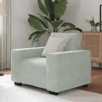 Gossi canapea scaun gri deschis 60 cm catifea