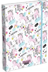 Cutie cu elastic Lizzy Card A4 – Uni Cool Magic, Lollipop