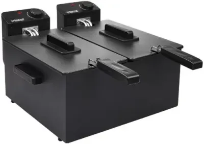 Friteuza cu 2 compartimente Princess 0118302801001, 3600W, 6l (Negru)