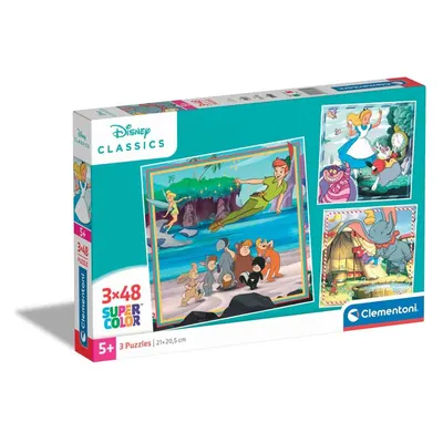 Puzzle Clementoni 3x48 piese Disney Classics 25302