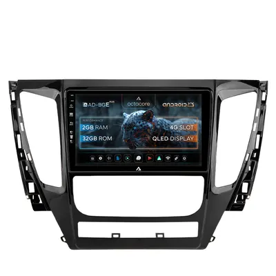 Navigatie Mitsubishi Pajero (2016-2018), Android, E-Octacore 2GB RAM + 32GB ROM, 9 Inch - AD-BGE9002+AD-BGRKIT270