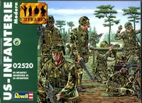 Figuri de hobby Revell Militar: Soldații - infanterie americană