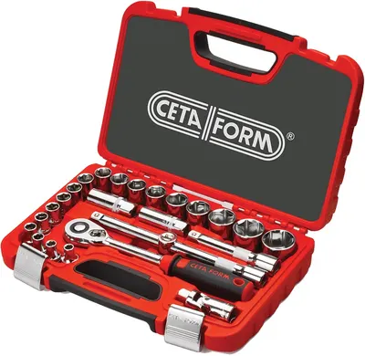 Gedore set Ceta Form - 29087, 25 piese , 1/2'', 8-32 mm