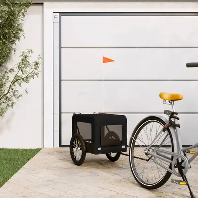 Gossi remorca bicicleta animale companie, negru, textil oxford/fier