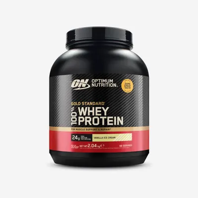 Proteină 100% zer vanilie, Gold Standard 2,04kg