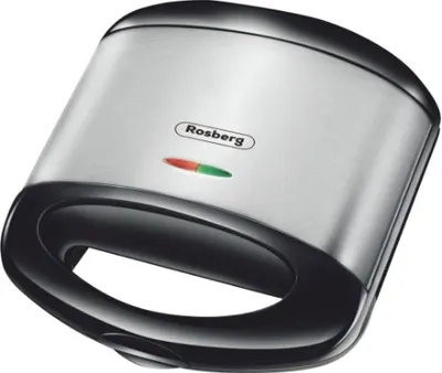 Sandwich-maker Rosberg - R51442C, 750W, inox/negru