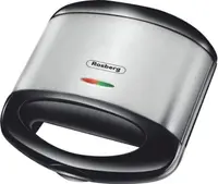 Sandwich-maker Rosberg - R51442C, 750W, inox/negru
