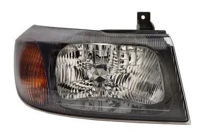 Far Dreapta (H4, electric, fara motoras, culoare insertie: negru) potrivit FORD TRANSIT