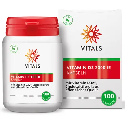 Vitamina D3 Vegana 3000UI 100cps