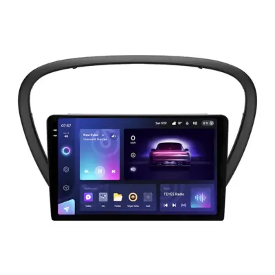 Navigatie Auto Teyes CC3 2K Peugeot 607 2004-2010 4+64GB 9.5" QLED Octa-core 2Ghz, Android 4G Bluetooth 5.1 DSP
