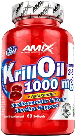 Krill Oil, 1000 mg, 60 capsule, Amix