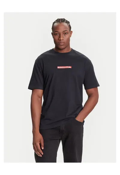 Tricou barbati negru - material bumbac