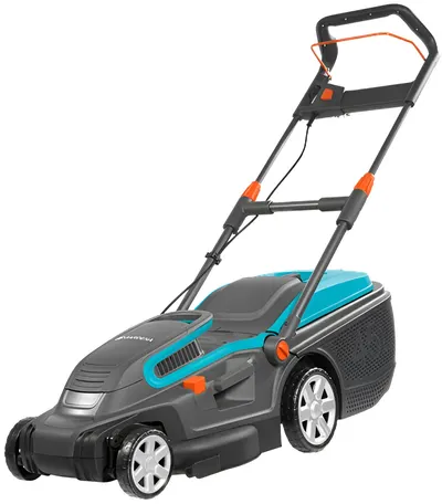 Mașină de tuns iarba electrică cu roți și coș Gardena - PowerMax 1800/42, 1800W, 420 mm, cu mulcire
