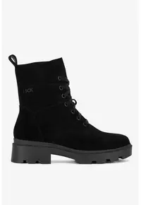 Ghete dama 5905588994695 - Piele intoarsa - Negru - Negru