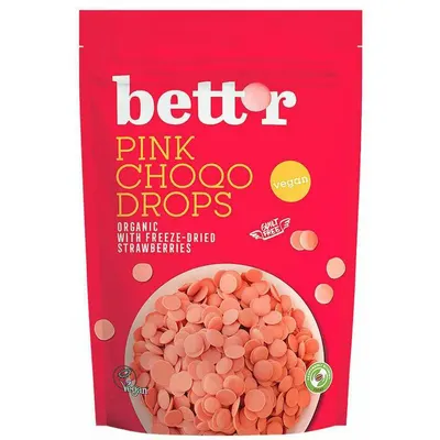 Choco drops roz bio 200g Bettr