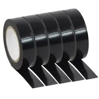 Set 5BUC banda izolatoare neagra 10M x 15MM Plugger PVC-BLACK