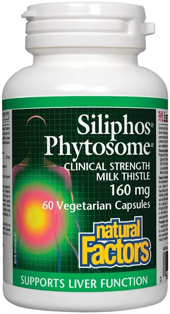 Siliphos Phytosome, 160 mg, 60 vege capsule, Natural Factors