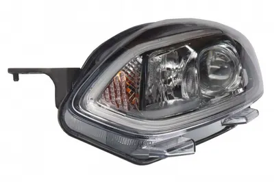 Far stanga (H1 H7 LED, electric, cu motor) potrivit FORD FIESTA VII 05.17-11.21