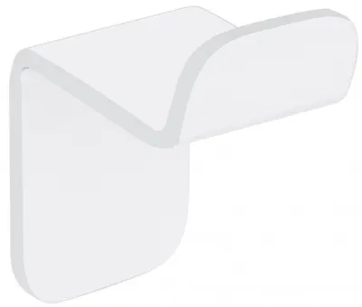 Cuier simplu Inter Ceramic - Elinor, alb