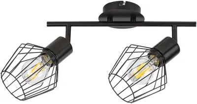Spot Rabalux - Belano 3535, IP20, E27, 2 x 40W, negru