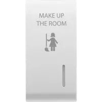 Placa pentru buton - WITH DIFFUSER - MUR - 1 MODULE - WHITE - CHORUS