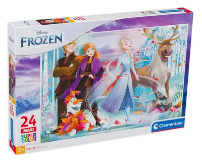 Puzzle Clementoni din 24 de maxi piese - Frozen 2