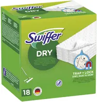 Prosoape de podea uscate de rezervă Swiffer - 18 buc