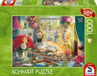 Puzzle Schmidt din 1000 piese - E timpul pentru un puzzle cu pisica