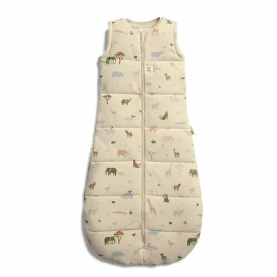 Sac de dormit, ErgoPouch, Jersey, 3-12 luni, 6-10 kg, TOG 2.5, Bumbac organic, Fermoar bidirectional, Lavabil la masina, Croiala slim fit, Certificat non-toxic, Premiat in Australia, Model Savannah
