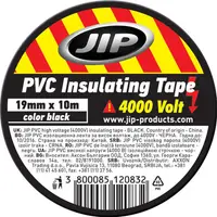Banda izolatoare Jip, neagra, 10 m