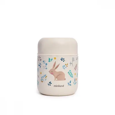 Termos pentru mancare solida Miniland Mini Rabbit 280 ml